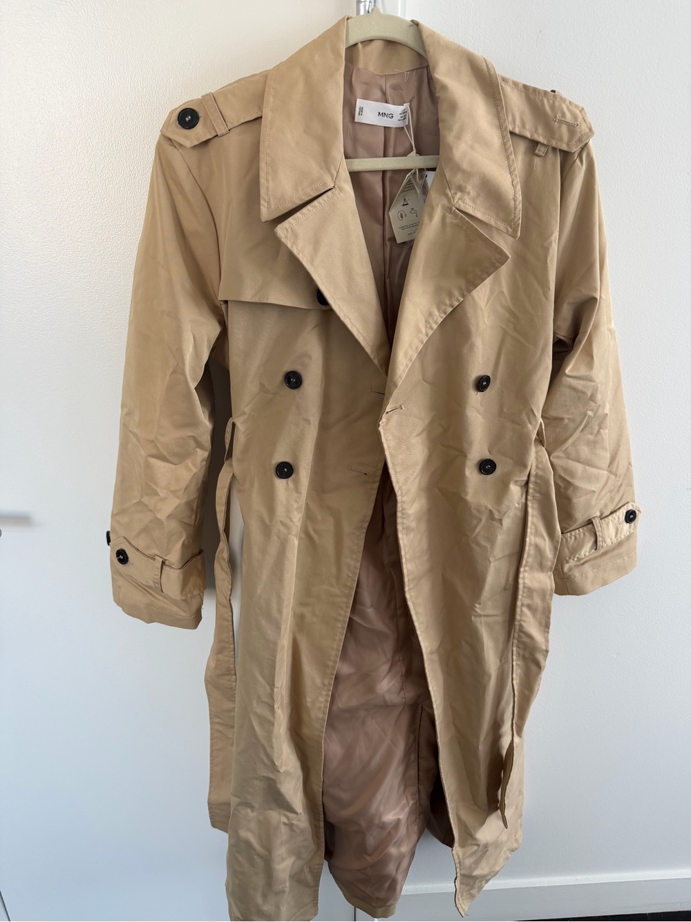 Mango new Beige Trench Coat